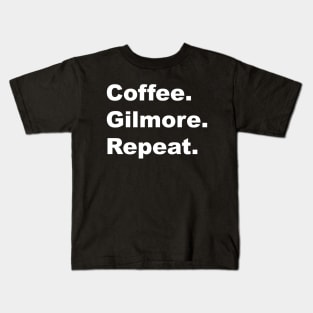 Coffee. Gilmore. Repeat. Kids T-Shirt